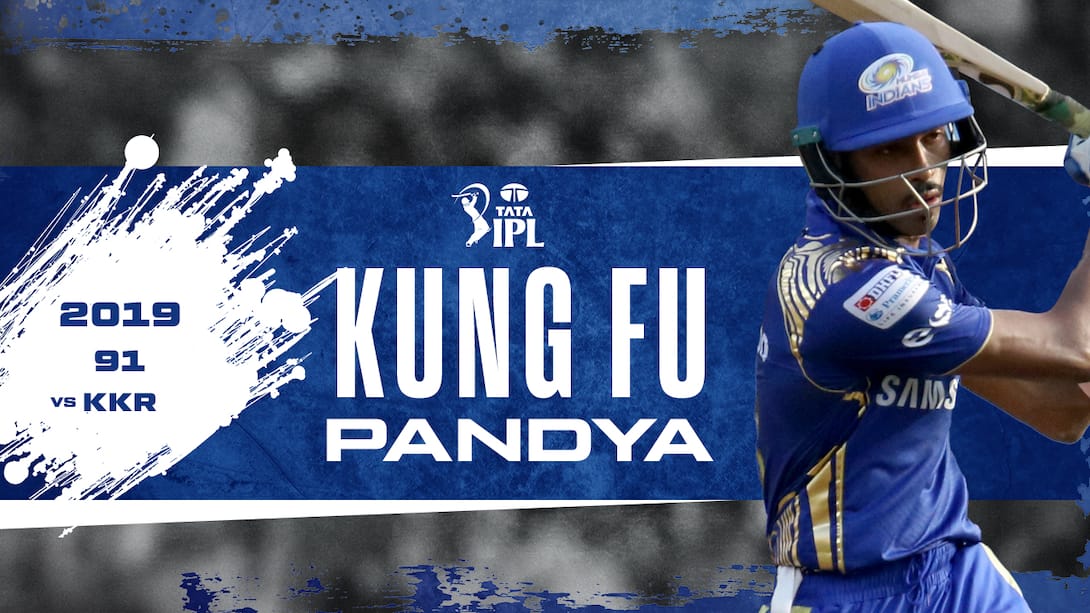 2019: Hardik's 91 vs KKR